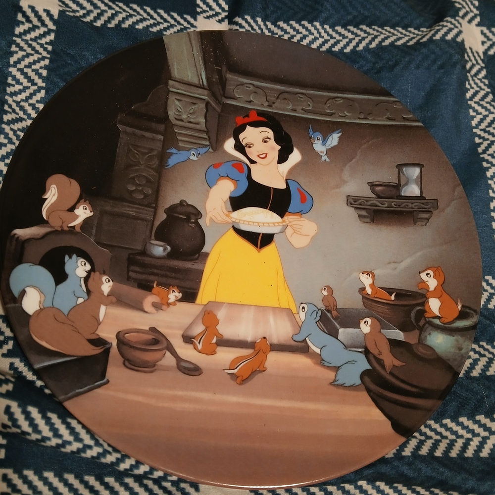 Euc Snow White Illustration Plate